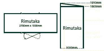 Rimutaka garden shed floorplan